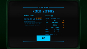 terminal conflict minor victory