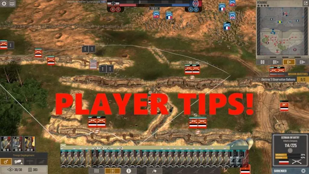 western front player tips