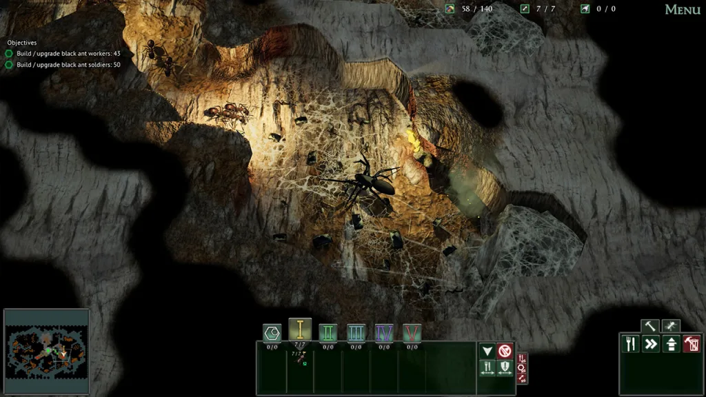 Empires of the Undergrowth, Combat